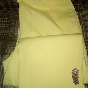 Quacker factory rhinestone embellished to Capri ne